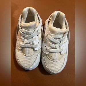 Nike Kids Cream and White Sneakers
